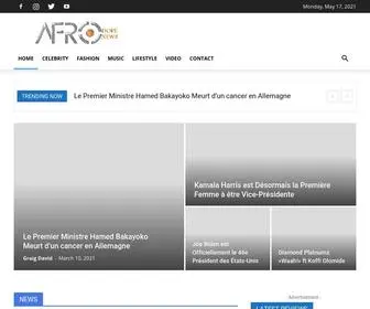 Afrodopenews.com(الخلفية التاريخية وتعارض الولايات المتحدة بعنف مع إيران) Screenshot