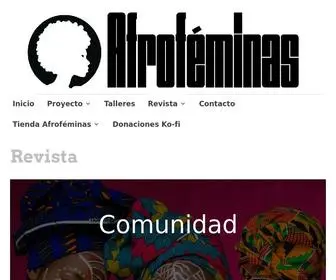 Afrofeminas.com(AFROFÉMINAS) Screenshot