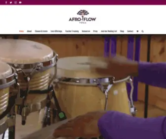 Afroflowyoga.com(Afro Flow Yoga) Screenshot