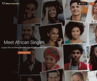 Afrointroductions.com(African Dating) Screenshot