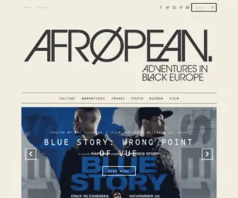 Afropean.com(Adventures in Black Europe) Screenshot