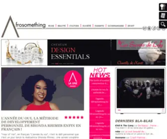 Afrosomething.com(Portail Féminin) Screenshot