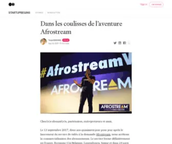 Afrostream.tv(Dans les coulisses de l’aventure Afrostream) Screenshot
