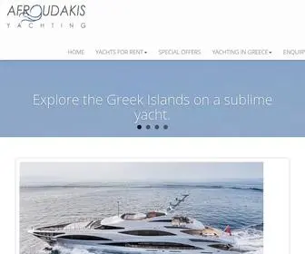 Afroudakisyachting.com(AFROUDAKIS YACHTING) Screenshot