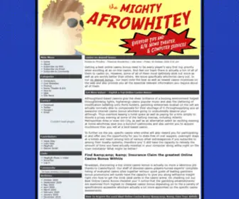 Afrowhitey.com(Everyday Tips and Audio/Visual) Screenshot