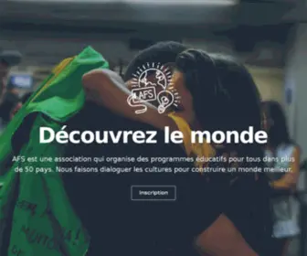 AFS-FR.org(Séjour linguistique) Screenshot