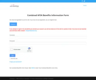 Afsabenefits.org(MCSP, Inc) Screenshot