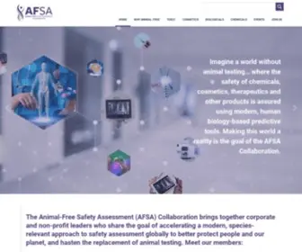 Afsacollaboration.org(Animal-Free Safety Assessment Collaboration) Screenshot