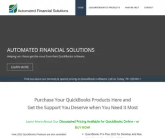 Afsbooks.com(Automated Financial Solutions) Screenshot