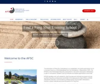 AFSC.org.au(Association of Feng Shui Consultants (International) Incorporated) Screenshot