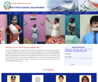 Afschoolkkd.org(Air Force School Kalaikunda) Screenshot