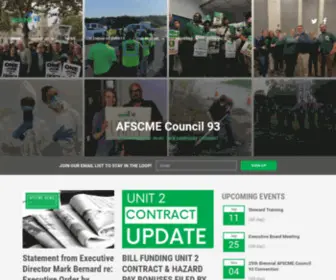 Afscme93.org(Afscme 93) Screenshot