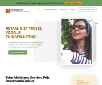 Afsluitingtuin.be(Tuinafsluitingen Plaatsen) Screenshot