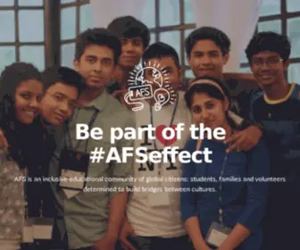 AFS.org.in(AFS Intercultural Programs India) Screenshot