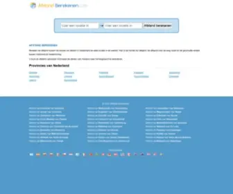 Afstand-Berekenen.com(Afstand berekenen) Screenshot