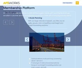Afsworks.com(AFS WORKS) Screenshot