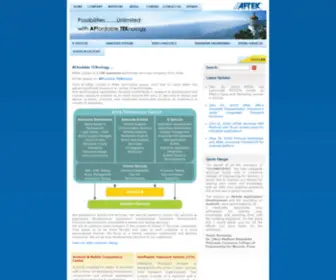 Aftek.com(Aftek Limited) Screenshot