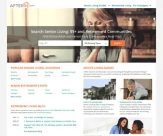 After55.com(Senior Living and Retirement Communities) Screenshot