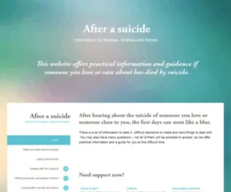 Afterasuicide.nz(After Suicide) Screenshot