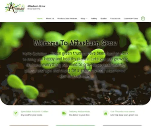 Afterburngrow.co.za(Grow Systems) Screenshot