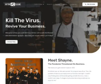 Afterclear.com(AfterClear Disinfection Services) Screenshot