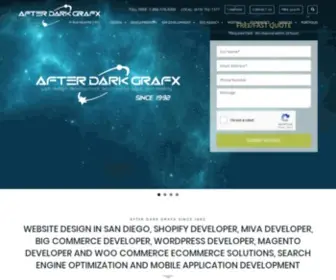 Afterdarkgrafx.com(San Diego Web Design) Screenshot