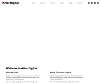 Afterdigital.co.uk(Strategic Digital Agency Glasgow) Screenshot