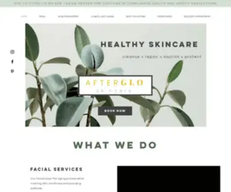 Aftergloskincare.com(AfterGlo Skincare) Screenshot