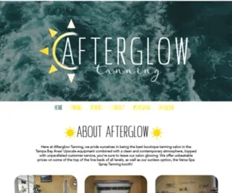 Afterglow-Tanning.com(Afterglow Tanning) Screenshot