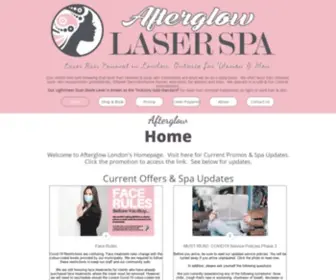 Afterglowlaserspa.com(Afterglow Laser Spa) Screenshot