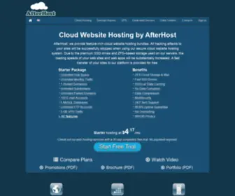 Afterhost.com(Cloud Hosting from AfterHost) Screenshot