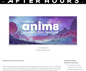 Afterhoursfilmsociety.com(Programs) Screenshot