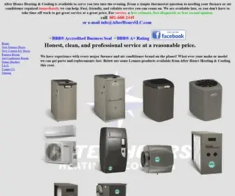 Afterhoursslc.com(Highest Rated Residential HVAC Contractor In Salt Lake City) Screenshot