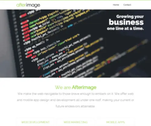 Afterimage.com.do(Web and mobile app development in NYC since 2006) Screenshot