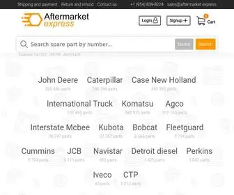 Aftermarket.express(AFTERMARKET AND OEM PARTS FITS CATERPILLAR) Screenshot