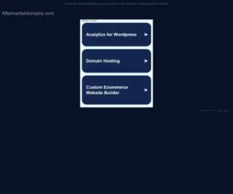 AftermarketDomains.com(AftermarketDomains) Screenshot