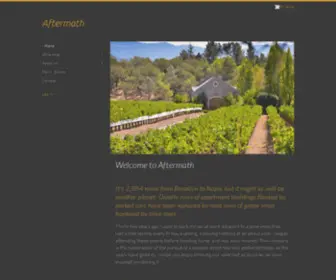 Aftermathwine.com(Aftermath) Screenshot