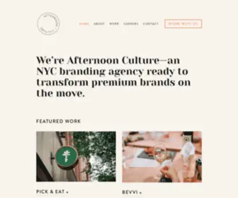 Afternoonculture.com(Afternoon Culture) Screenshot