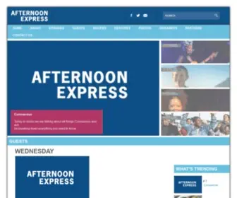 Afternoonexpress.co.za(Afternoon Express on SABC 3) Screenshot
