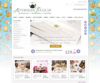 Afternoontea.co.uk(Book the Best Places for Afternoon Tea) Screenshot