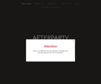 Afterparty.co.nz(Afterparty) Screenshot