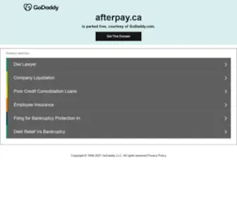 Afterpay.ca(Afterpay) Screenshot