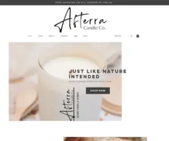 Afterraco.com(Afterra Candle Co) Screenshot