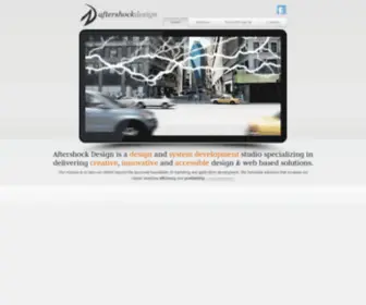 Aftershockdesign.com(Aftershock Design) Screenshot