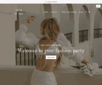 Aftersunset.store(After Sunset Store) Screenshot