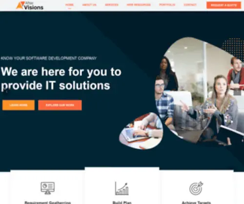 Aftervisions.com(Aftervisions Consultancy Pvt. Ltd.Aftervisions) Screenshot