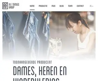 Aftextiles.com(Producent van Dames) Screenshot