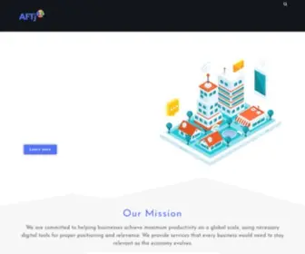 AftjDigital.com(AFTJ IT Solutions) Screenshot