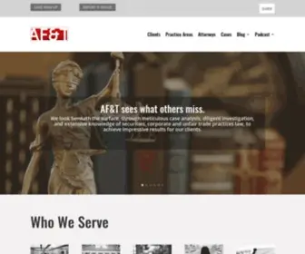 Aftlaw.com(AF&T) Screenshot