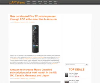 Aftvnews.com(Amazon Fire TV & Fire TV Stick News) Screenshot
